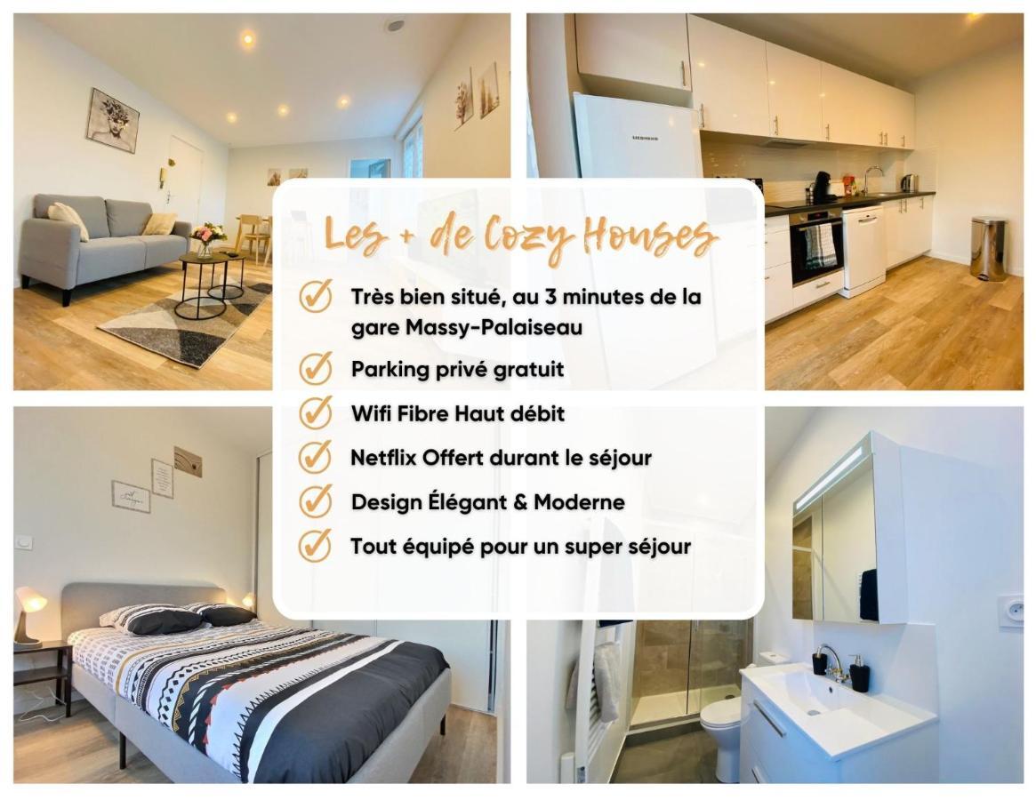 Cozy Appart' A Deux Pas De La Gare - Cozy Houses Palaiseau Esterno foto